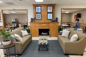 A common area in Bailey Creek, a skilled nursing facility
